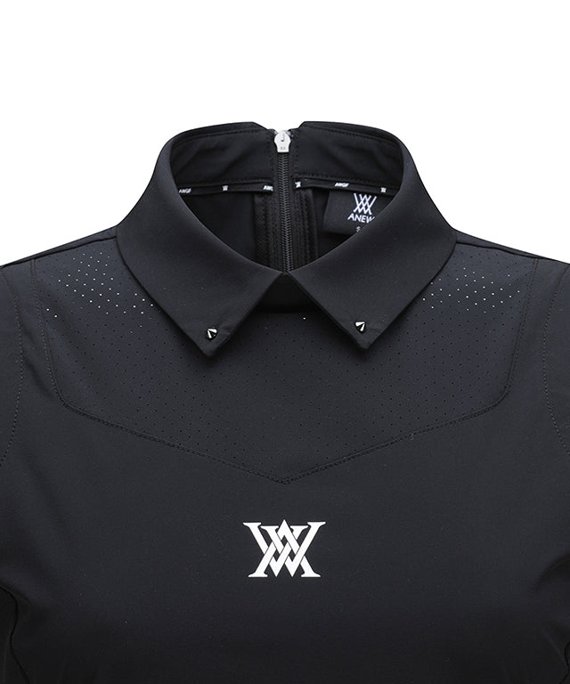 ANEW Golf: Women Sleeveless Flare One Piece - Black