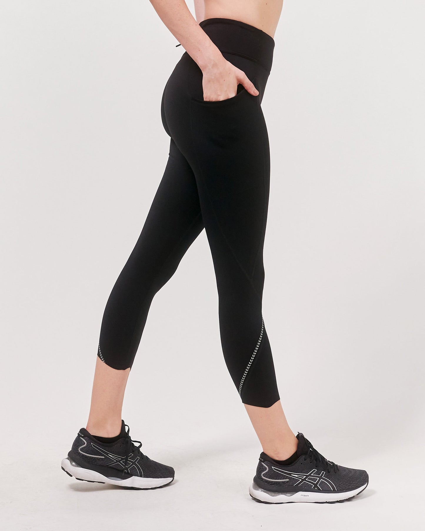Ready and Go Reflective Laser Cut Ventiflo™ Leggings 23"